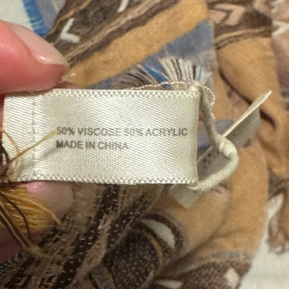Bohemian Patterned Scarf Band New
